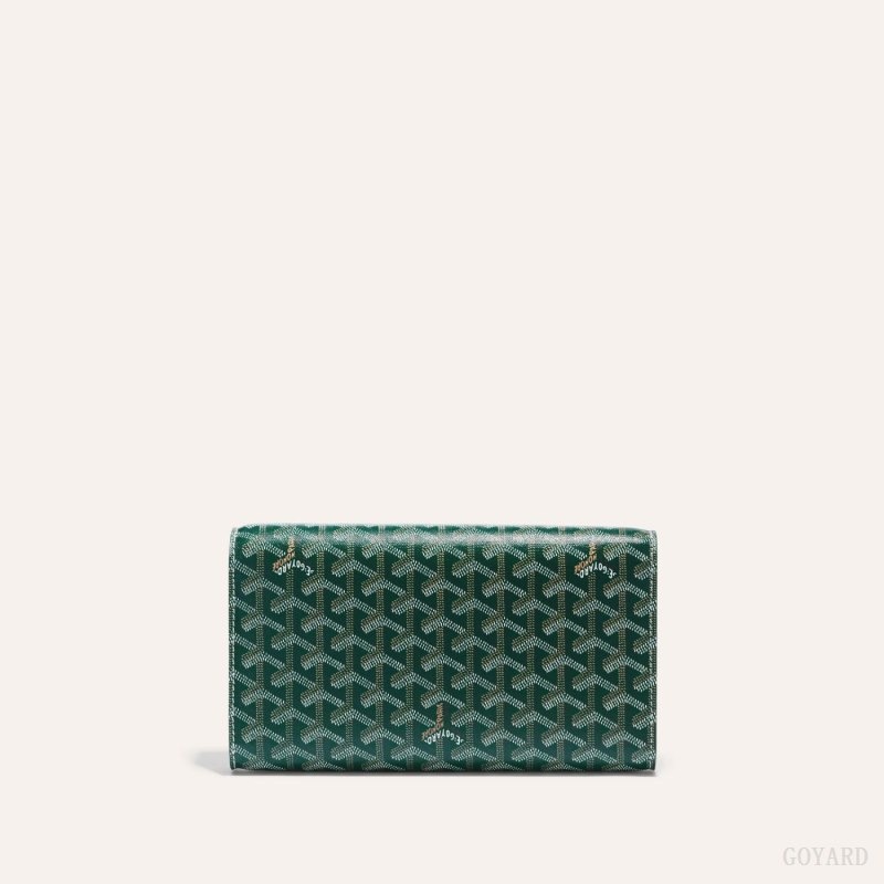 Green Goyard Monte-Carlo PM Clutch | NRRW0762