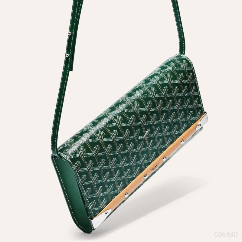 Green Goyard Monte-Carlo PM Clutch | NRRW0762