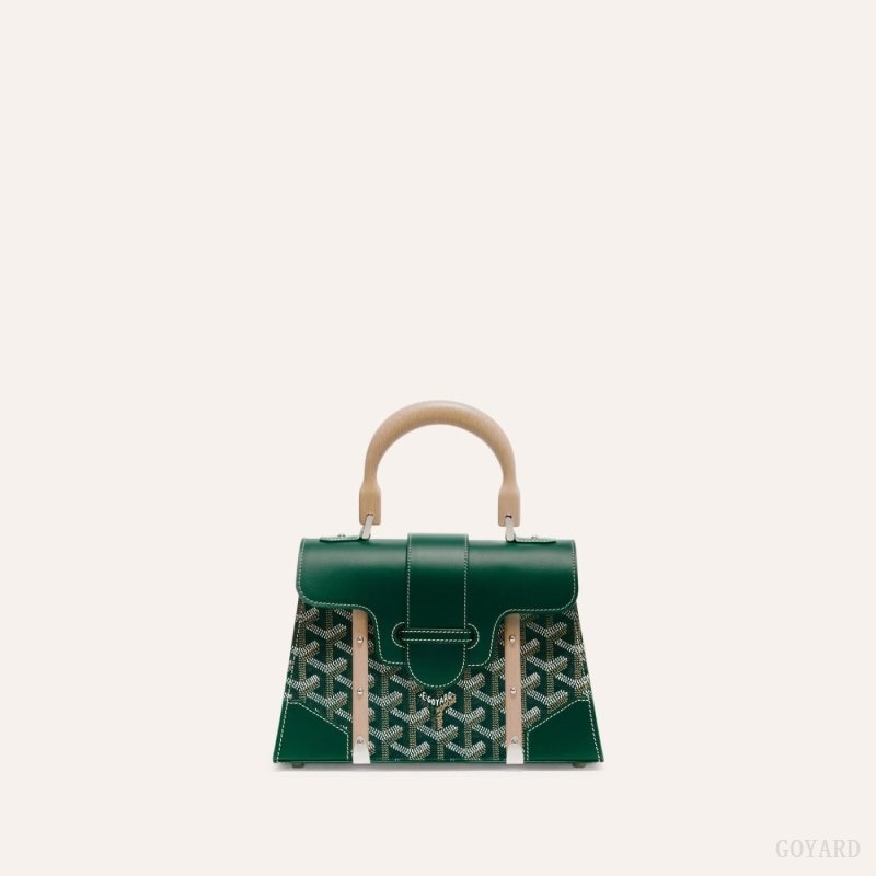 Green Goyard SAÏGON STRUCTURE MINI BAG | XJKE0818