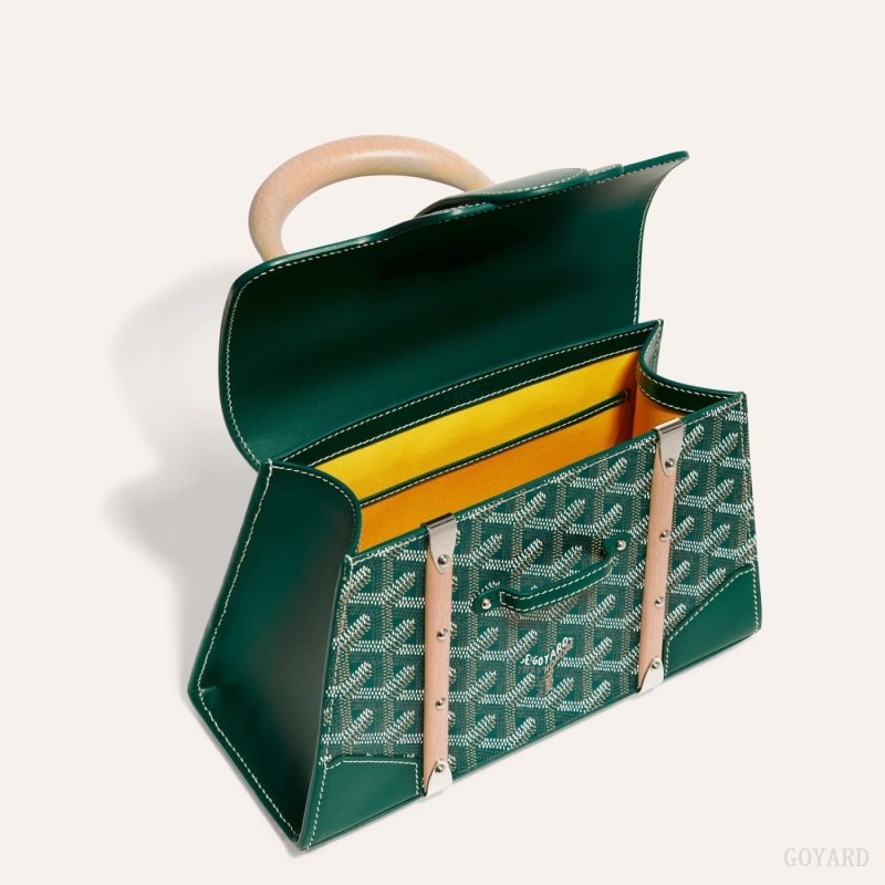 Green Goyard SAÏGON STRUCTURE MINI BAG | XJKE0818