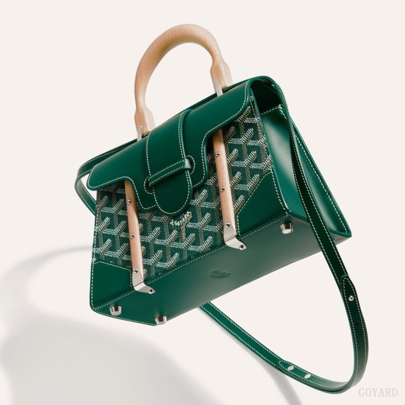 Green Goyard SAÏGON STRUCTURE MINI BAG | XJKE0818