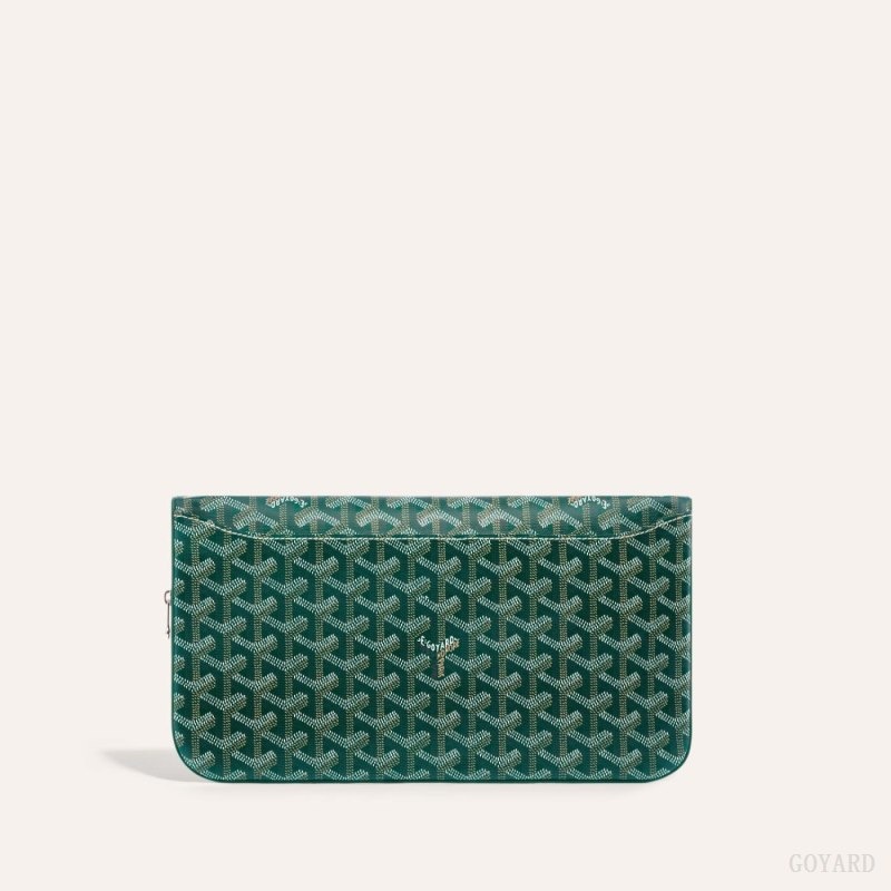 Green Goyard SAINTE-MARIE CLUTCH | DQBX2459