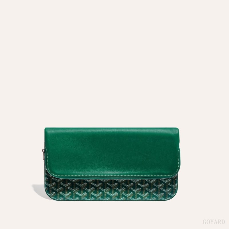 Green Goyard SAINTE-MARIE CLUTCH | DQBX2459