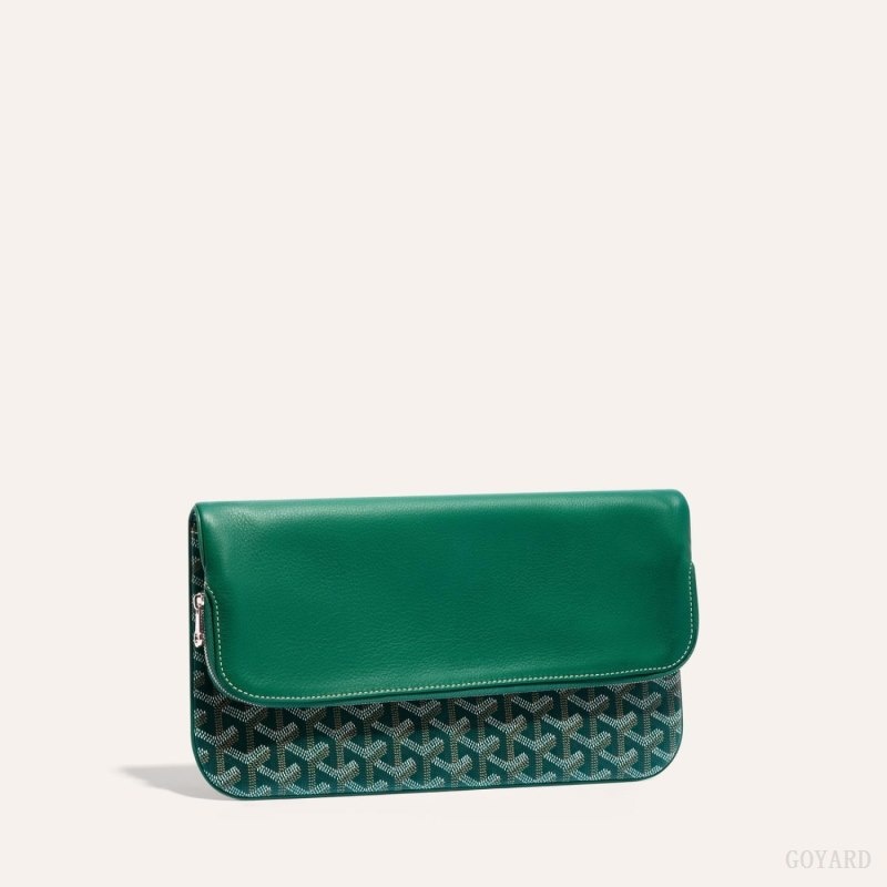 Green Goyard SAINTE-MARIE CLUTCH | DQBX2459