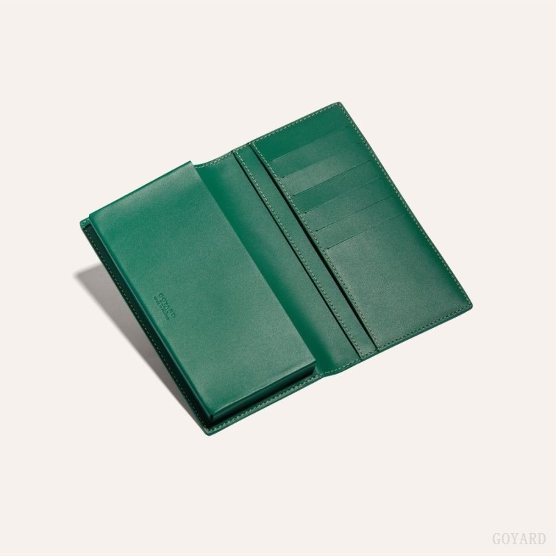 Green Goyard SAINT-LAMBERT WALLET | UQKJ9066