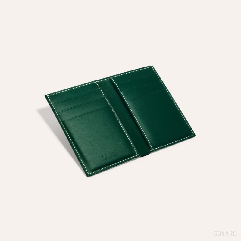 Green Goyard SAINT-PIERRE CARD WALLET | QUMN1905