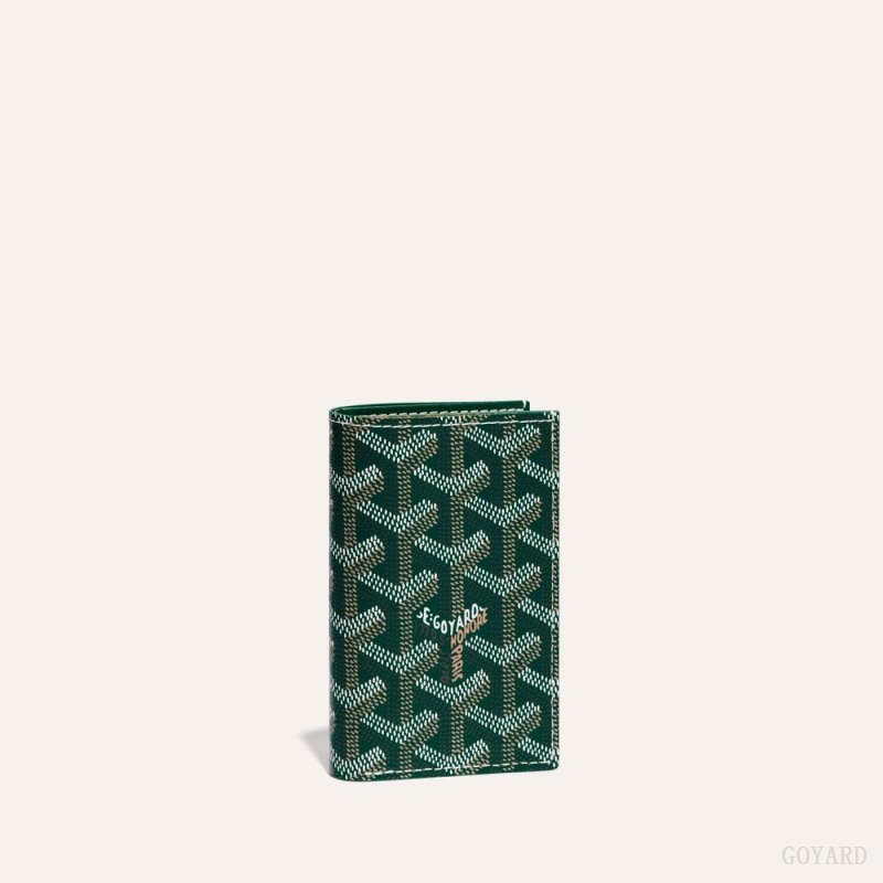 Green Goyard SAINT-PIERRE CARD WALLET | QUMN1905