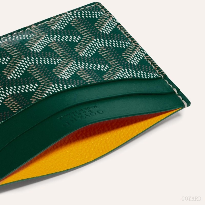 Green Goyard SAINT-SULPICE CARD WALLET | ONYV2789