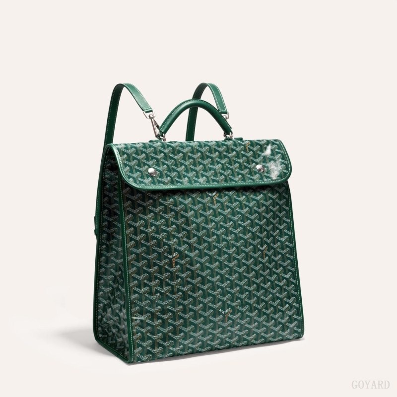 Green Goyard SAINT LEGER BACKPACK | HPJW5723