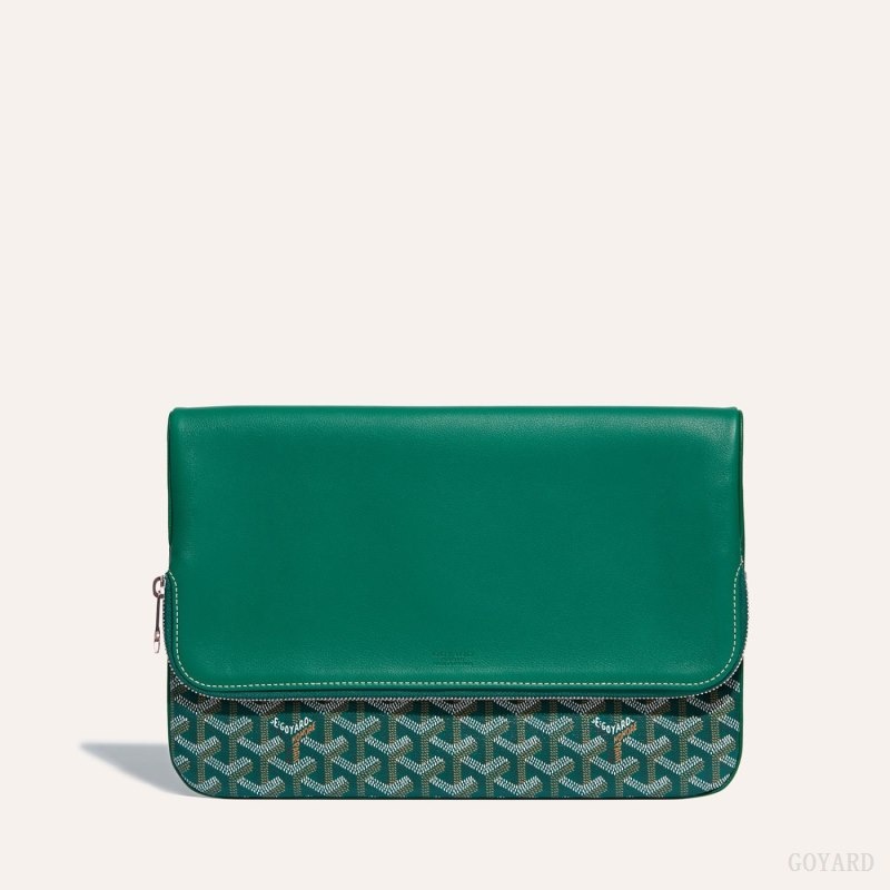 Green Goyard Sainte-Marie GM Clutch | WIRU2410