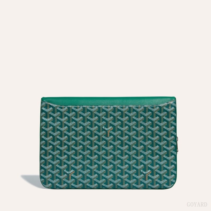 Green Goyard Sainte-Marie GM Clutch | WIRU2410