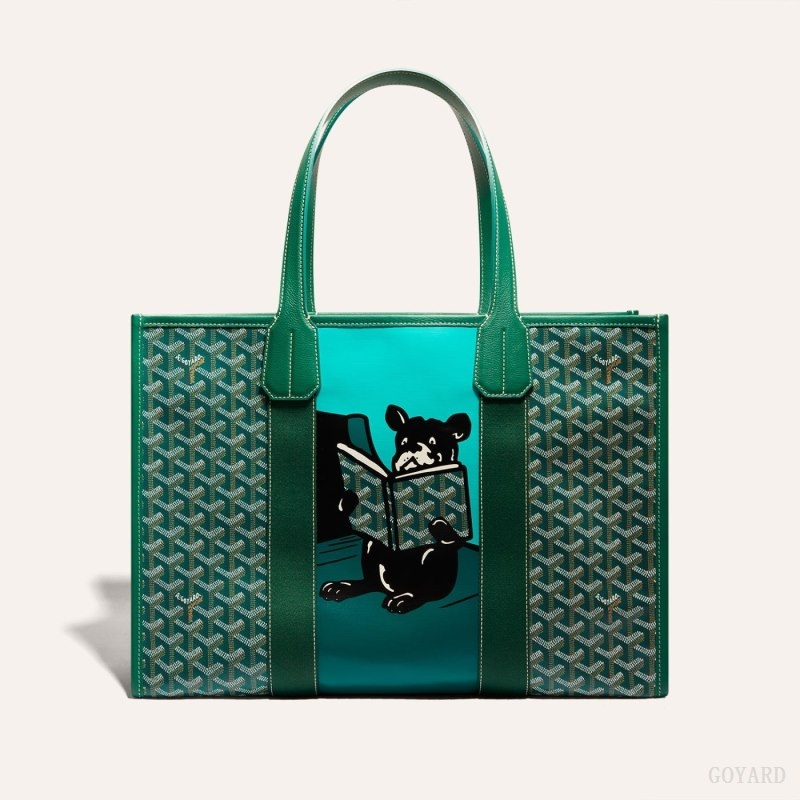 Green Goyard VILLETTE TOTE BAG | MBUV3590