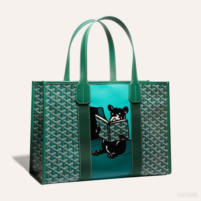 Green Goyard VILLETTE TOTE BAG | MBUV3590