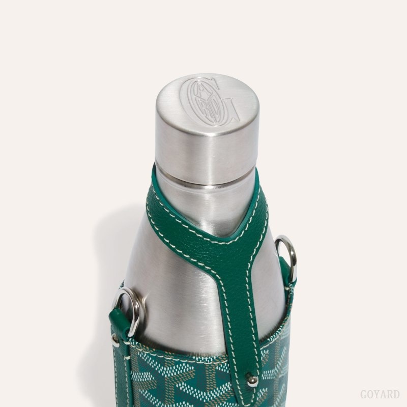 Green Goyard Yonne PM Case & Flask | ABLK6992