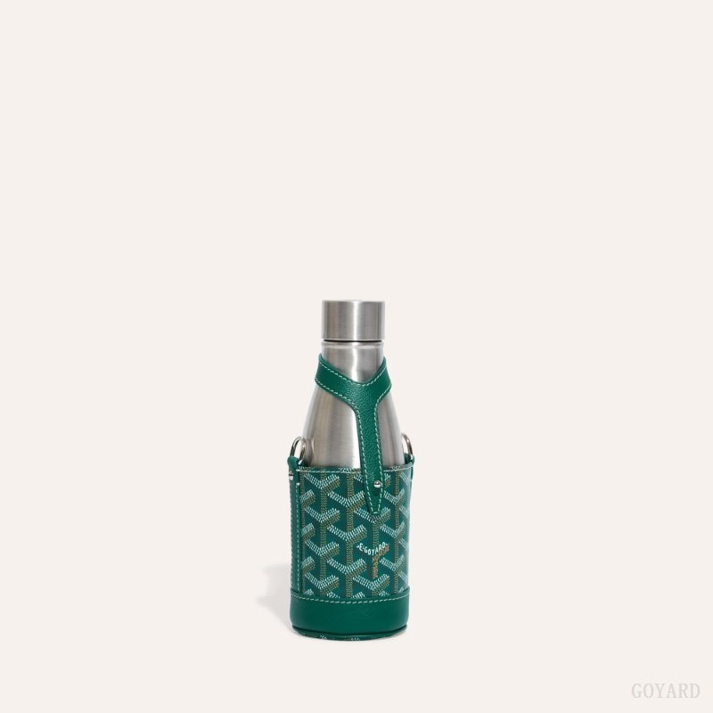 Green Goyard Yonne PM Case & Flask | ABLK6992