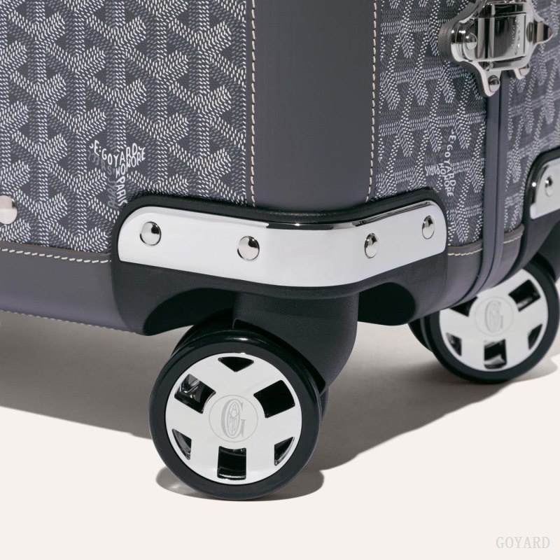 Grey Goyard BOURGET PM TROLLEY CASE | LMAY9093