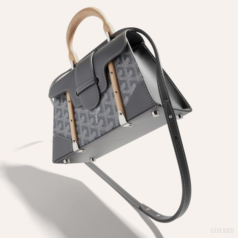 Grey Goyard SAÏGON STRUCTURE MINI BAG | JJTH9114