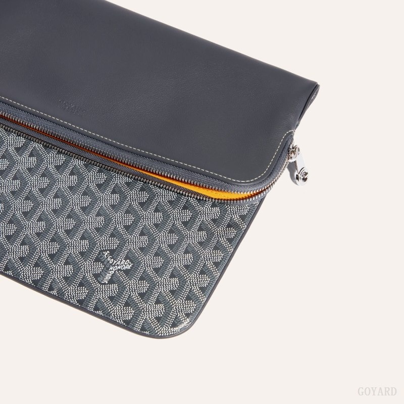 Grey Goyard Sainte-Marie GM Clutch | MOSK4195