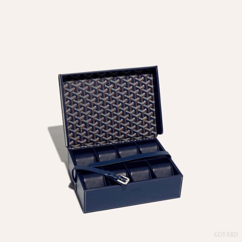 Navy Blue Goyard 8 WATCH CASE | VQSR0743