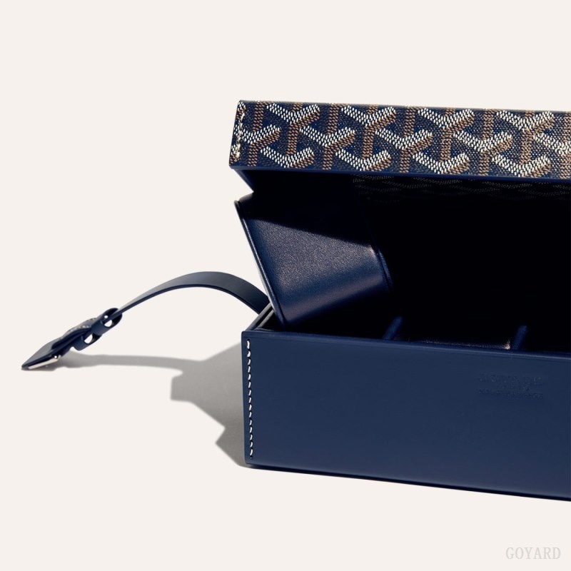 Navy Blue Goyard 8 WATCH CASE | VQSR0743