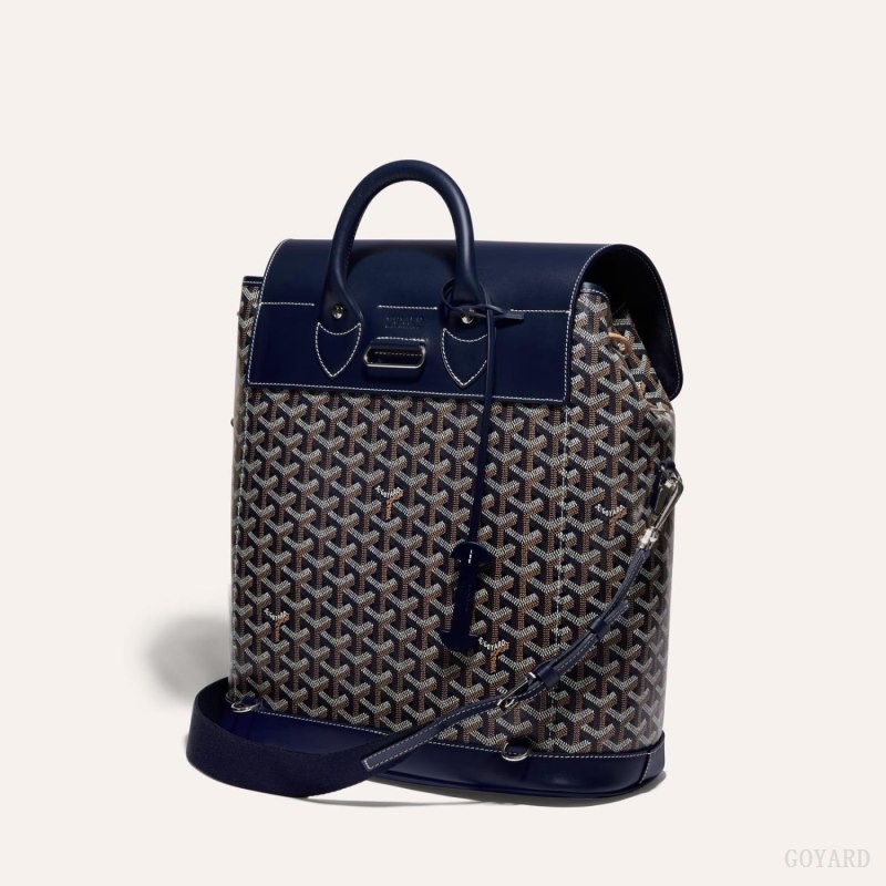 Navy Blue Goyard ALPIN MM BACKPACK | GHUX7831