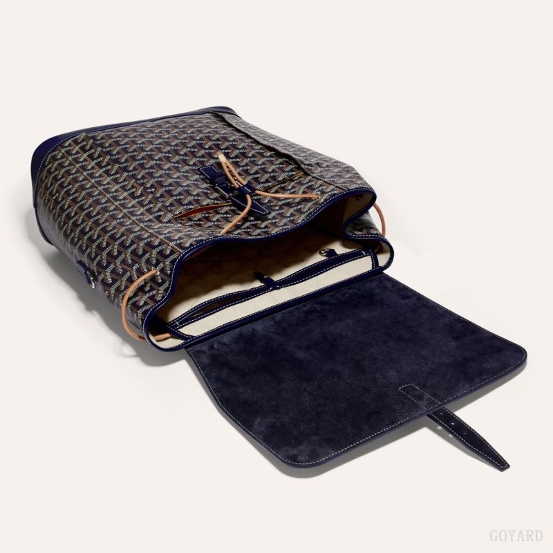 Navy Blue Goyard ALPIN MM BACKPACK | GHUX7831