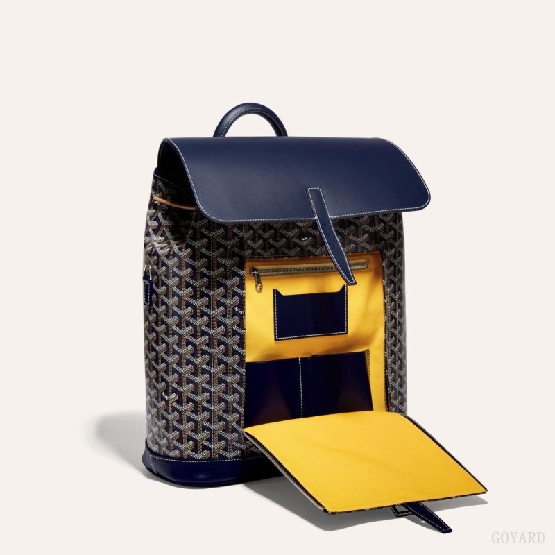 Navy Blue Goyard ALPIN MM BACKPACK | GHUX7831