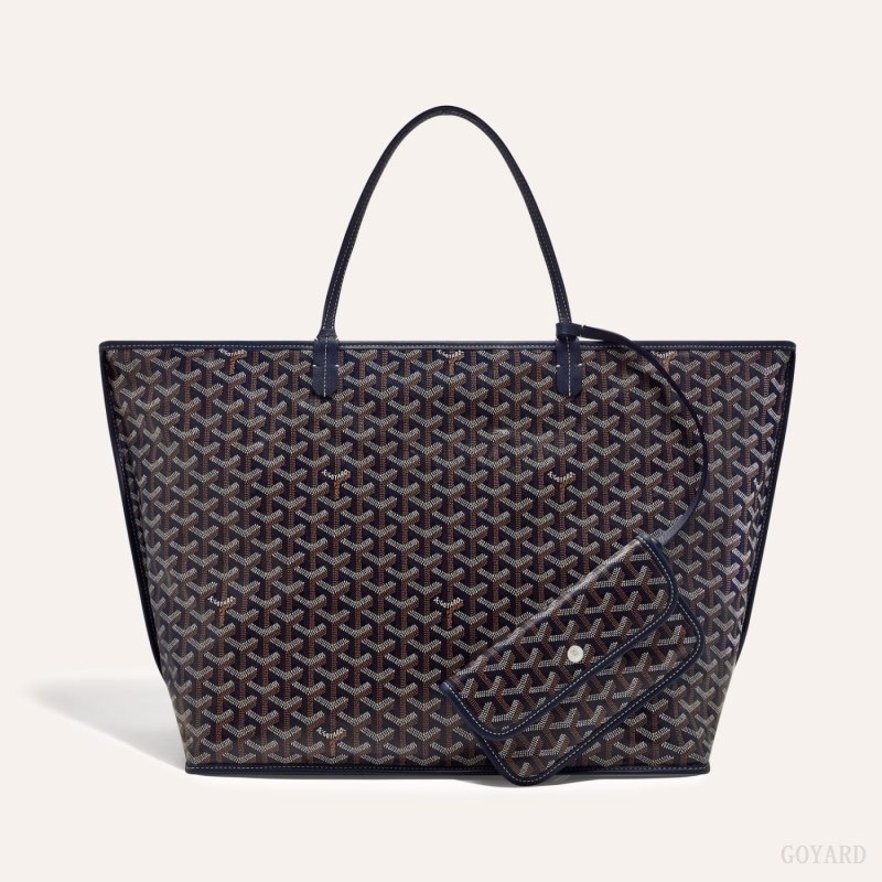 Navy Blue Goyard ANJOU GM BAG | SEDU7449