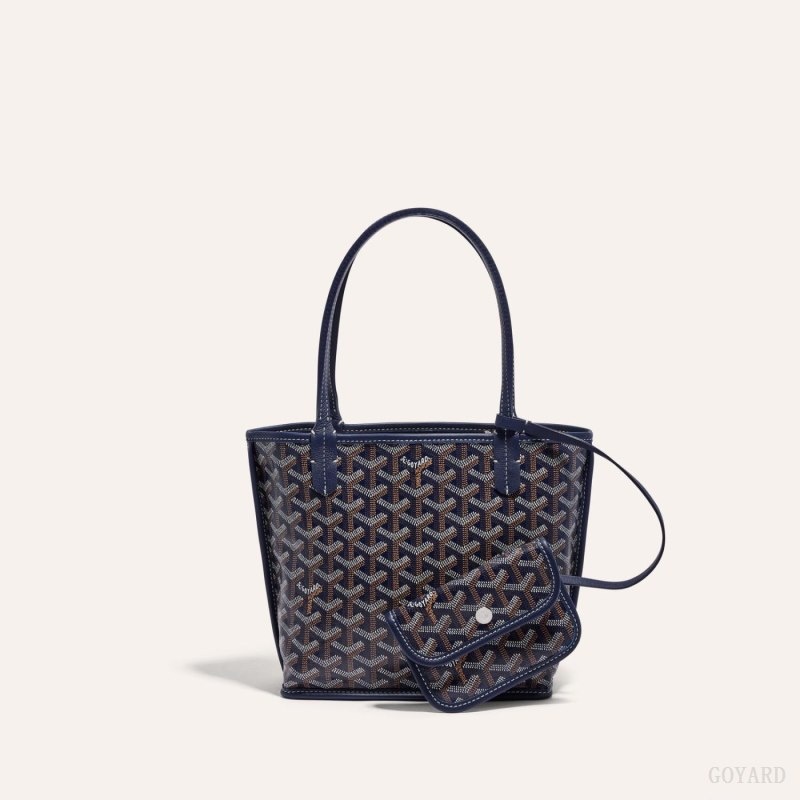 Navy Blue Goyard ANJOU MINI BAG | XUDC6141