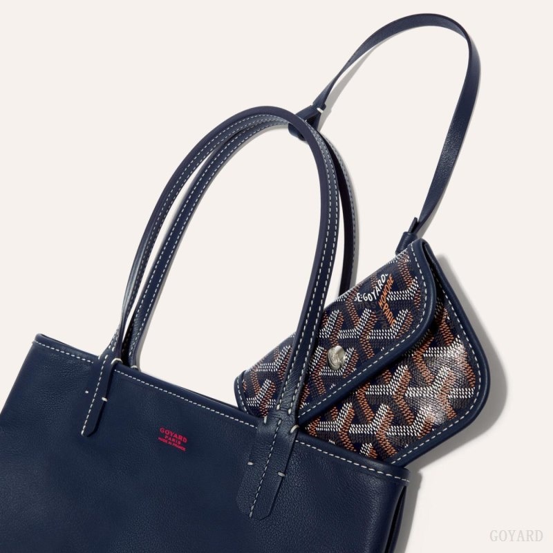 Navy Blue Goyard ANJOU MINI BAG | XUDC6141