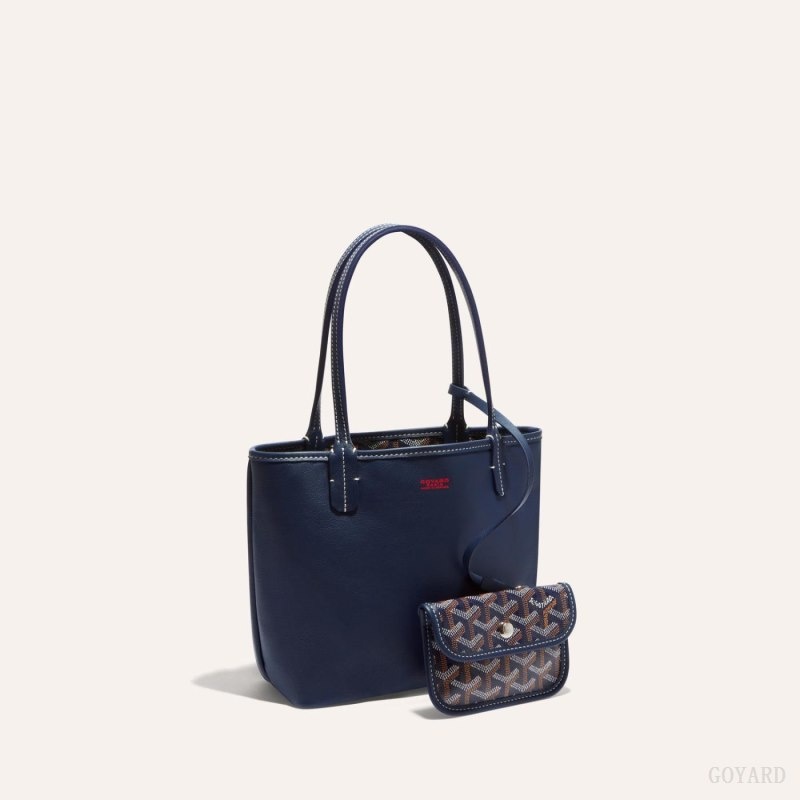 Navy Blue Goyard ANJOU MINI BAG | XUDC6141