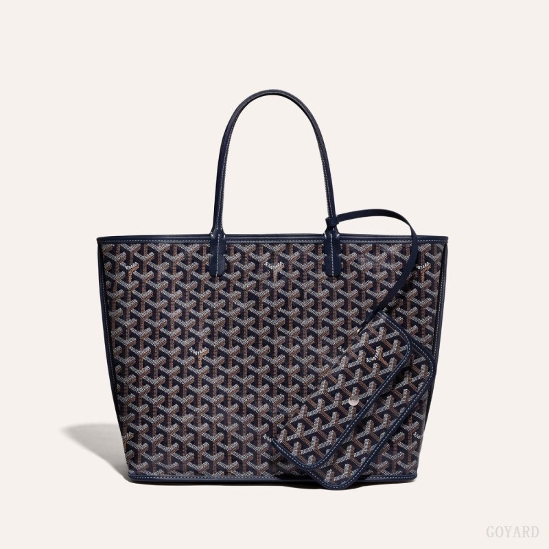 Navy Blue Goyard ANJOU PM BAG | THUH8167