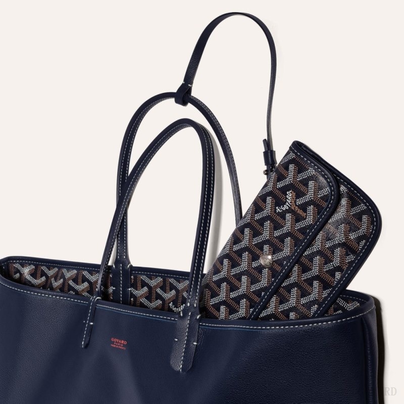 Navy Blue Goyard ANJOU PM BAG | THUH8167