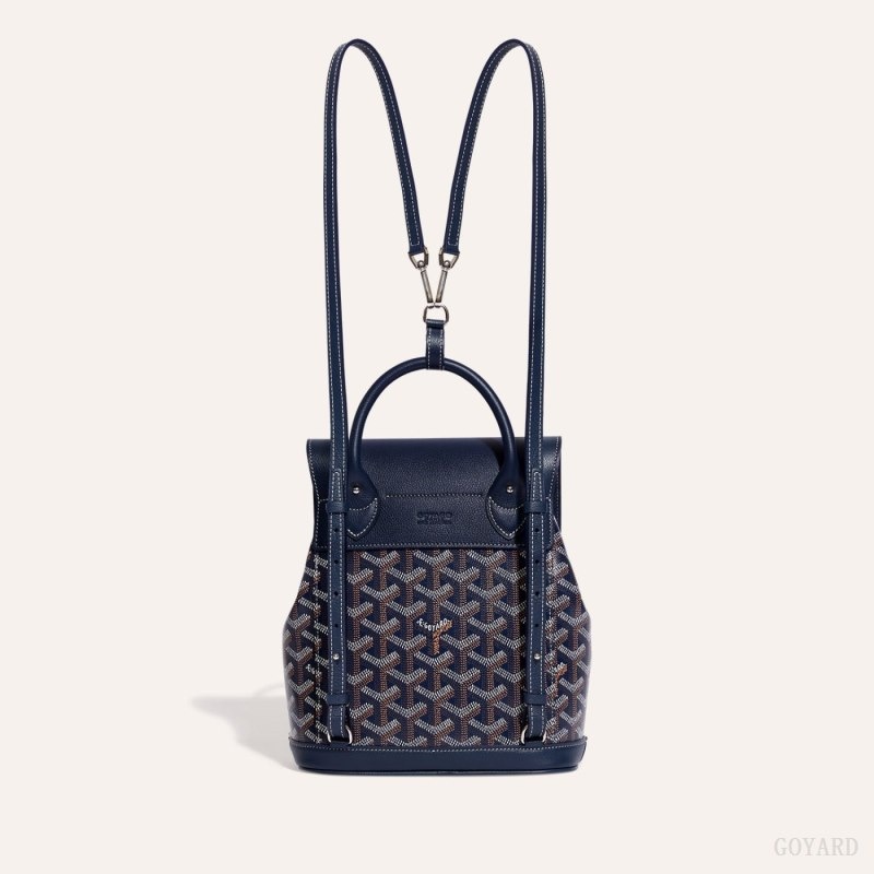 Navy Blue Goyard Alpin Mini Backpack | MLQQ0756