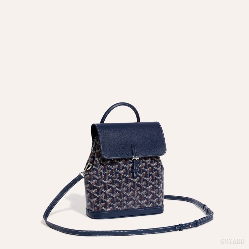 Navy Blue Goyard Alpin Mini Backpack | MLQQ0756