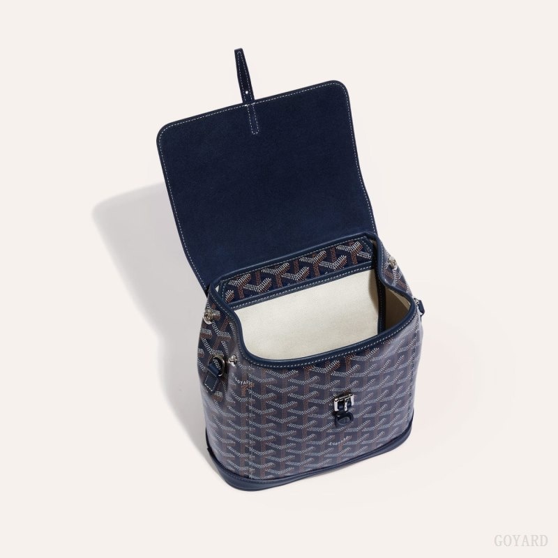 Navy Blue Goyard Alpin Mini Backpack | MLQQ0756