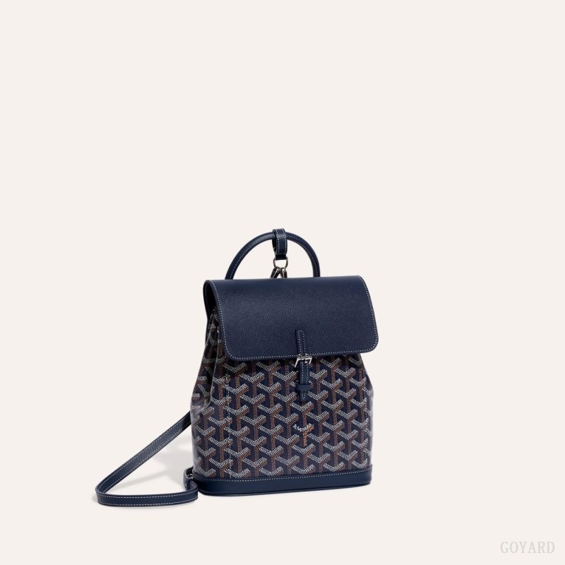 Navy Blue Goyard Alpin Mini Backpack | MLQQ0756