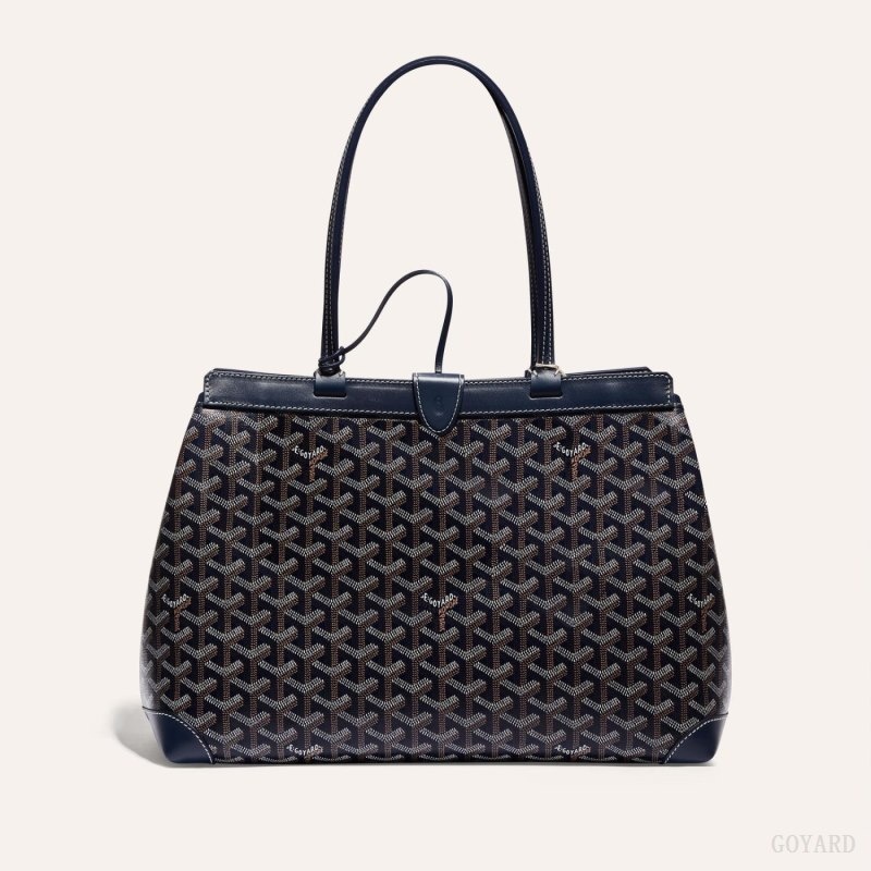 Navy Blue Goyard BELLECHASSE BIAUDE PM BAG | ZCZL5743