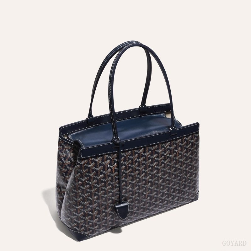 Navy Blue Goyard BELLECHASSE BIAUDE PM BAG | ZCZL5743