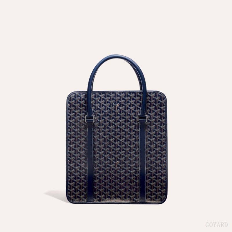 Navy Blue Goyard BOURGOGNE BAG | QQJB5153