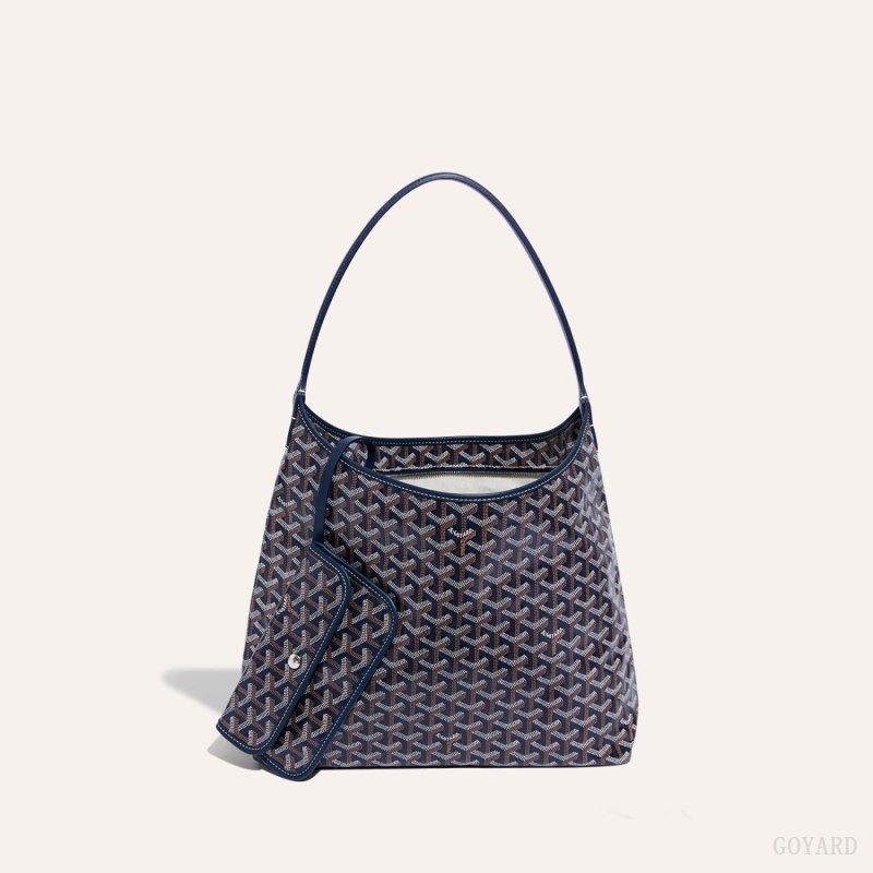 Navy Blue Goyard Bohème Hobo Bag | DCBU6078