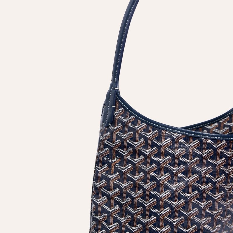 Navy Blue Goyard Bohème Hobo Bag | DCBU6078