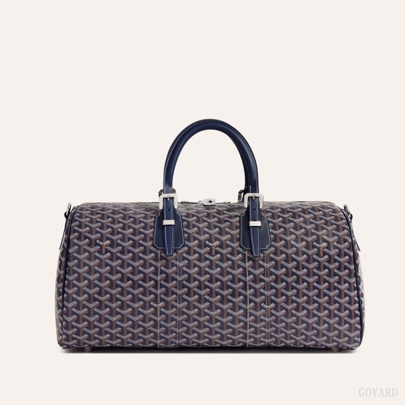 Navy Blue Goyard Boston 45 bag | NOGO4313