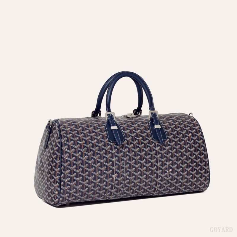 Navy Blue Goyard Boston 45 bag | NOGO4313