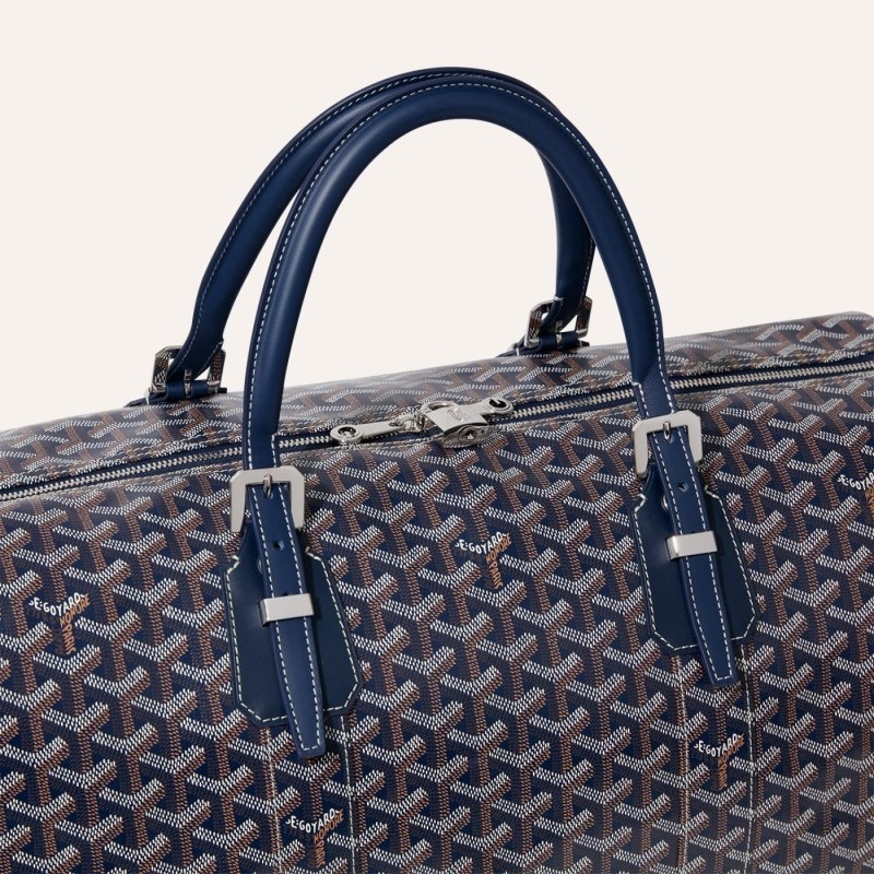 Navy Blue Goyard Boston 50 bag | TYSX3072