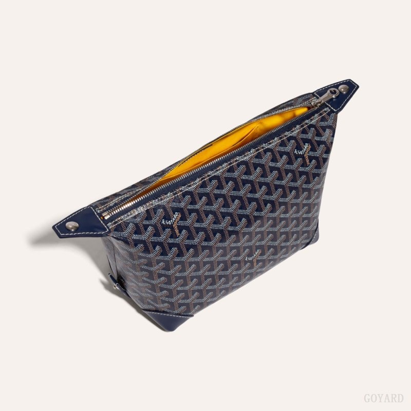 Navy Blue Goyard Bowling 25 Toiletry Bag | LJQR9626