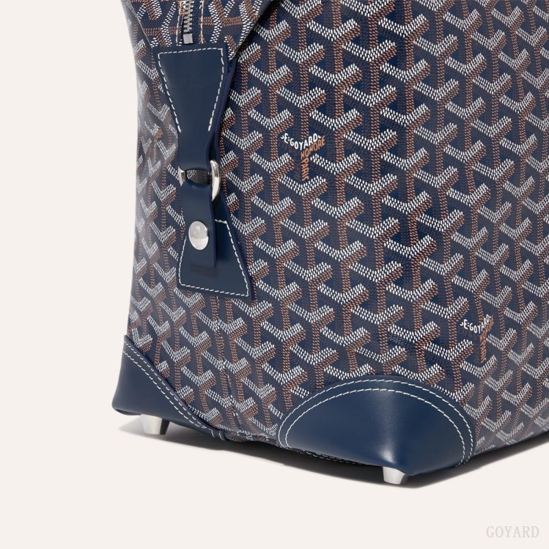 Navy Blue Goyard Bowling 45 bag | OHAR4960