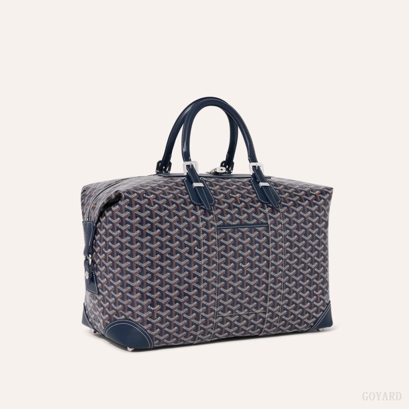 Navy Blue Goyard Bowling 45 bag | OHAR4960