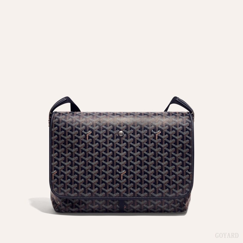 Navy Blue Goyard CAPETIEN MM MESSENGER BAG | RWKU7786