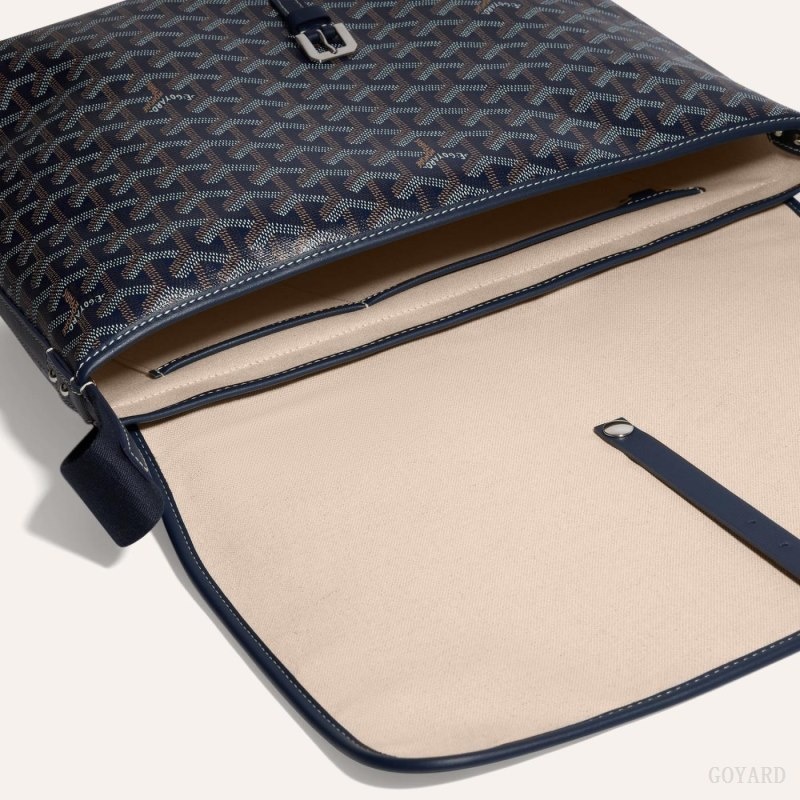 Navy Blue Goyard CAPETIEN MM MESSENGER BAG | RWKU7786